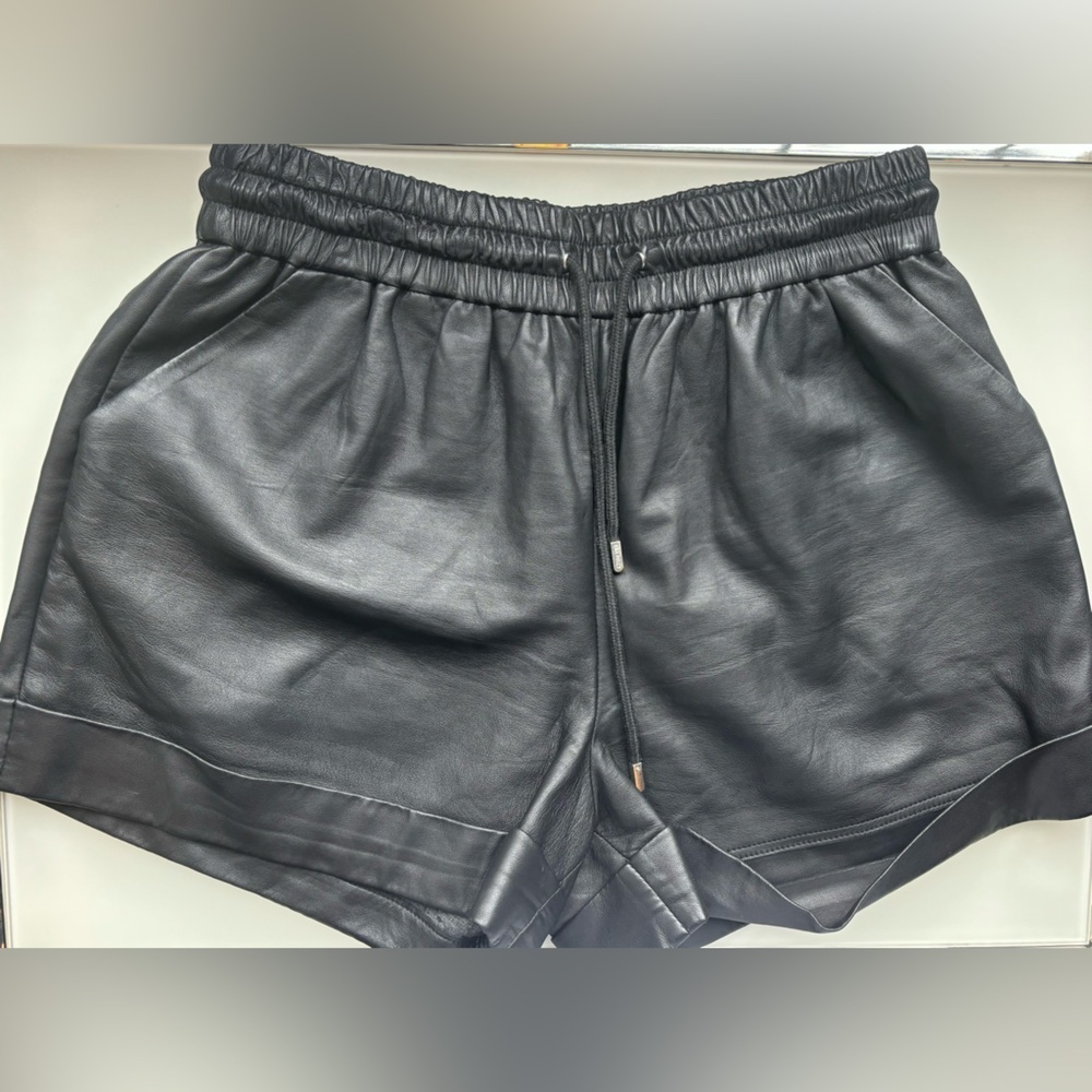 Ena Pelly Black High Waist Shorts
